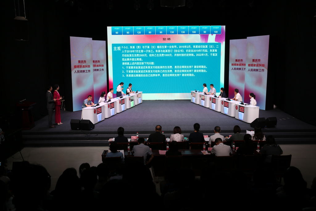 婚姻家庭纠纷人民调解工作“大比武”活动在巴南区举行。重庆市妇联供图