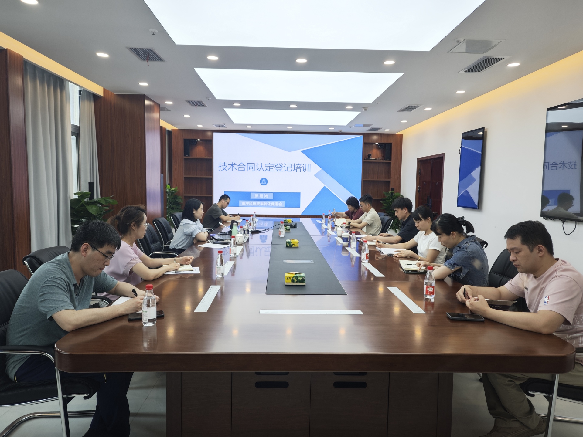 重庆科技成果转化促进会组织的培训。受访者供图3