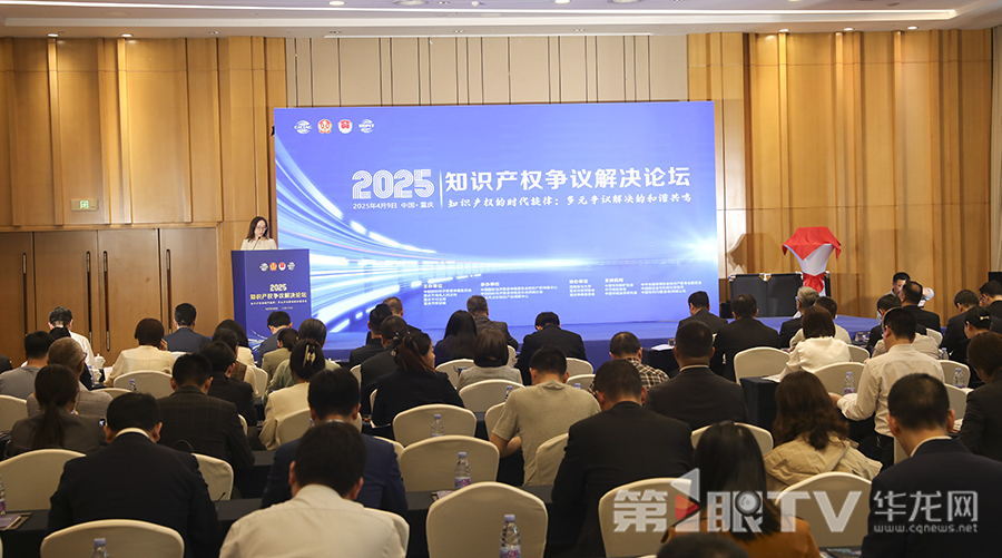 2025知识产权争议解决论坛在重庆举行。第1眼TV-华龙网首席记者 李文科 摄