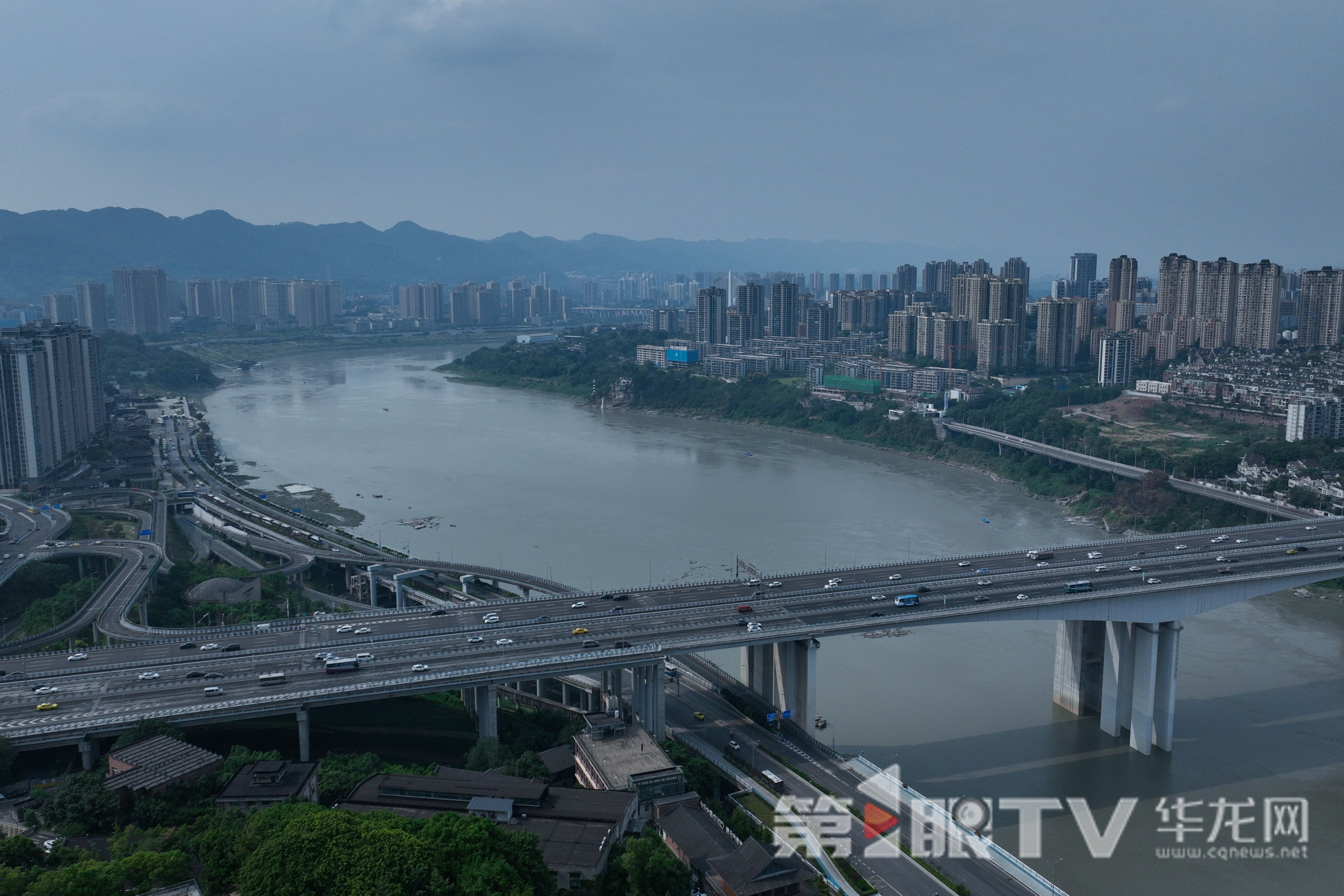 今日重庆中心城区阴天到多云。第1眼TV-华龙网记者 李一鸣 摄