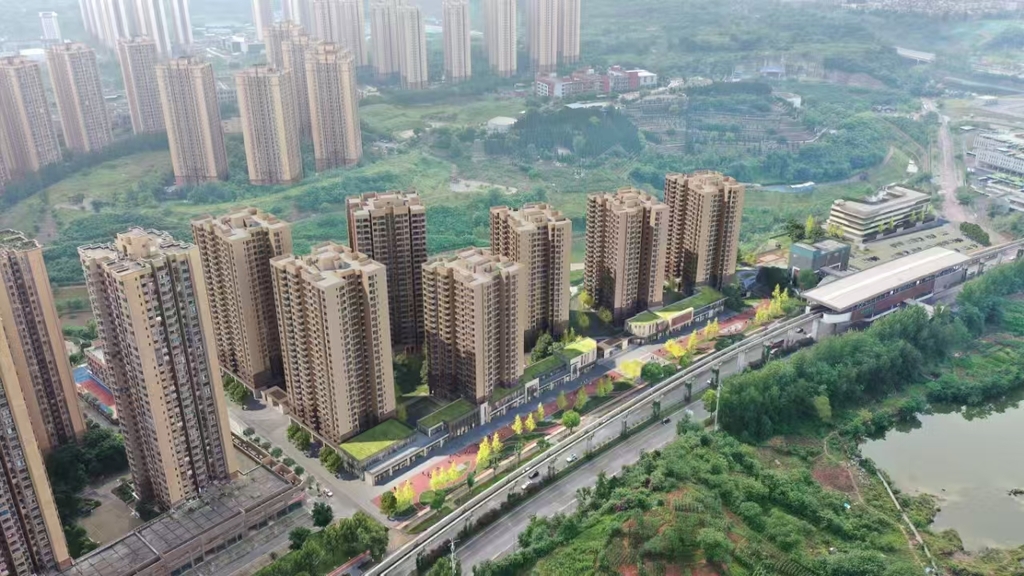 民新民乐片区城中村改造项目效果图。大渡口区住房城乡建委供图