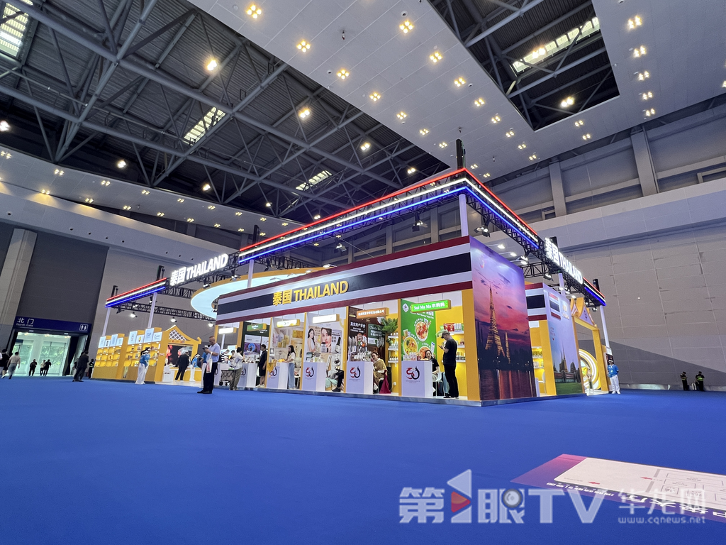 泰国馆亮相西洽会。第1眼TV-华龙网记者袁舒含摄