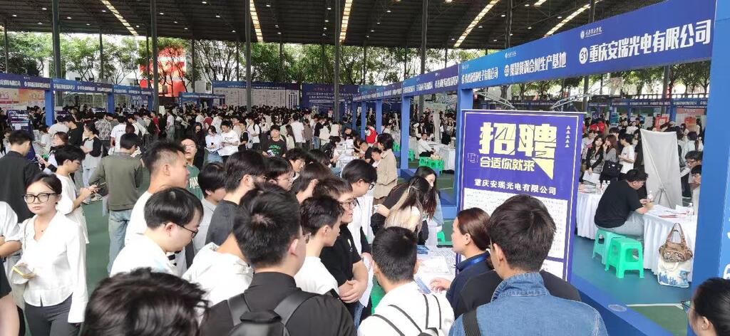 招聘会现场。主办方 供图