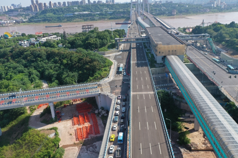  融汇二桥新桥今日正式通车。受访者供图
