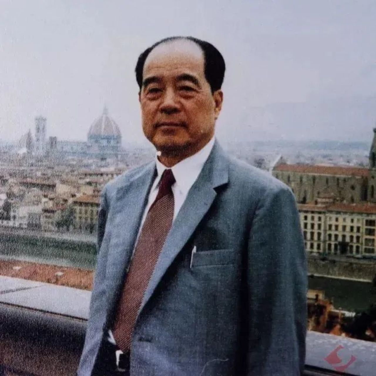 《文艺报》原主编孔罗荪(1912-1996)。