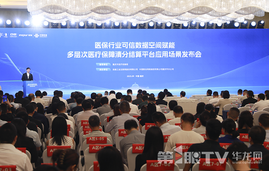“医保行业可信数据空间赋能多层次医疗保障清分结算平台应用场景发布会”在渝举办。第1眼TV-华龙网首席记者 李文科 摄