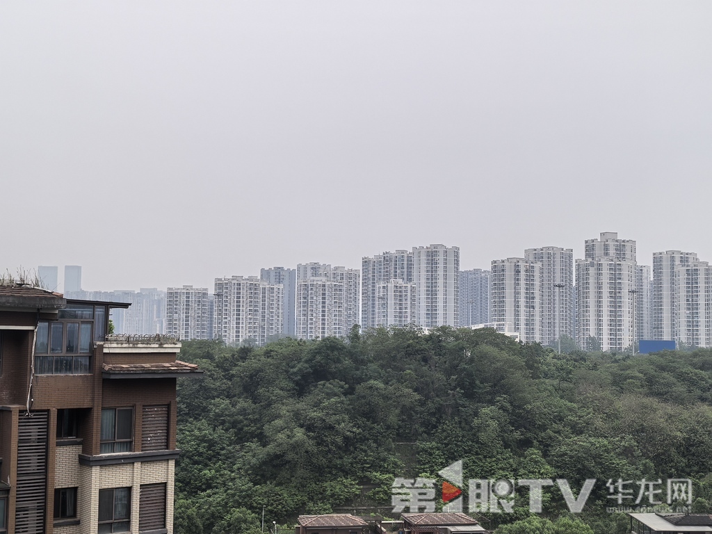 今日重庆中心城区阴天到多云。第1眼TV-华龙网 李舒 摄