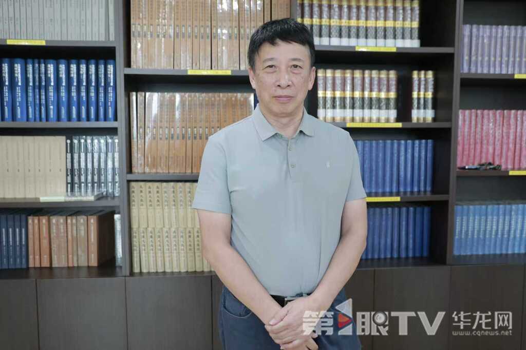 西南大学教授蓝勇。第1眼TV-华龙网记者 陈洋 摄