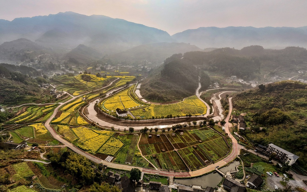 治理后的北碚胜天小流域。重庆市水利局供图