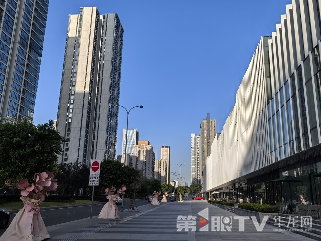 今日重庆中心城区天气晴好。第1眼TV-华龙网 李舒 摄