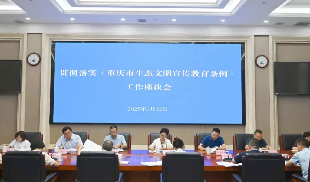 座谈会现场。重庆市生态环境局供图