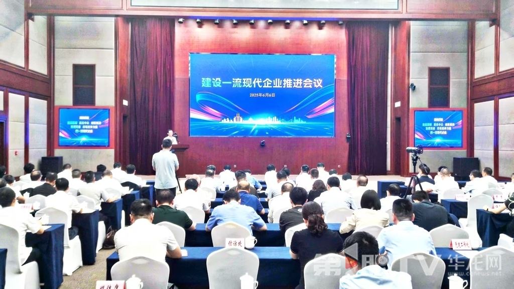 6月6日,重庆市国资委组织召开建设一流现代企业推进会议。第1眼TV-华龙网记者 梁浩楠 摄