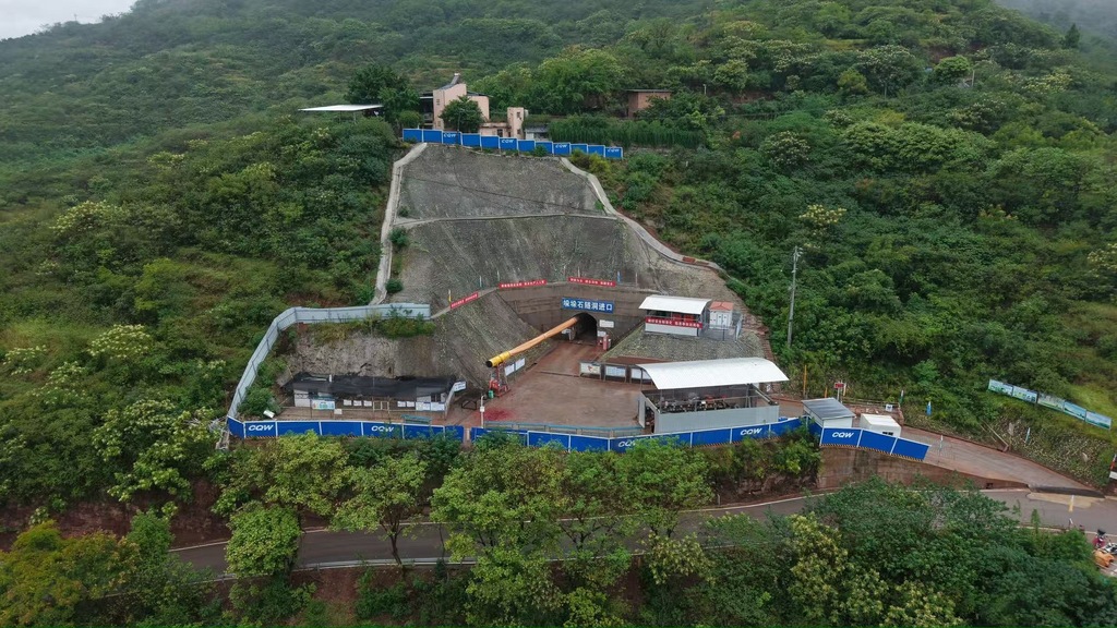 施工现场。重庆市水利局供图