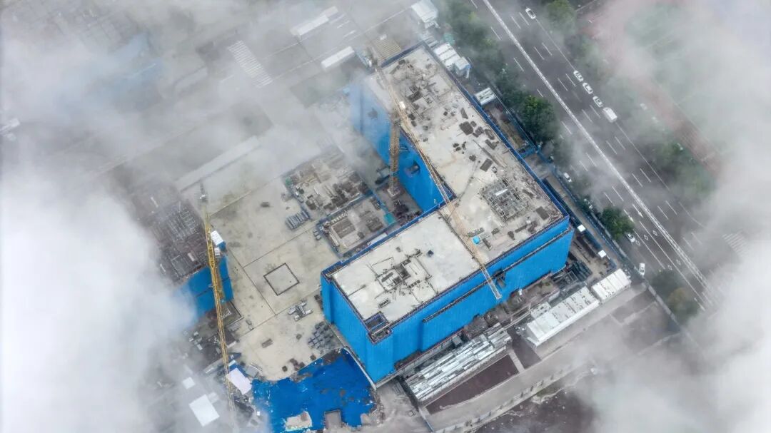 施工现场。重庆高新区融媒体中心供图
