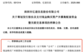 重大资产重组!A股公司,刚刚公告