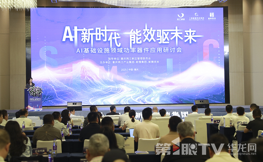 AI基础设施功率器件应用研讨会在两江新区举行。第1眼TV-华龙网首席记者 李文科 摄