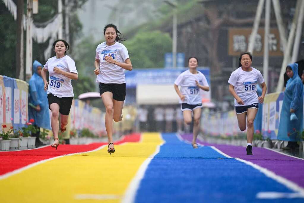 美心红酒小镇将举行高跟鞋彩色跑活动。受访者供图