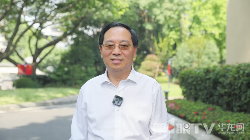 中国信息通信科技集团有限公司副总经理、移动通信及车联网国家工程研究中心主任陈山枝。第1眼TV-华龙网记者 李文科 摄