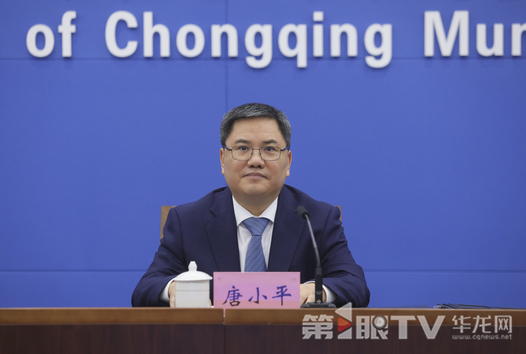 市住房城乡建委党组书记、主任唐小平介绍有关情况。第1眼TV-华龙网首席记者 李文科 摄