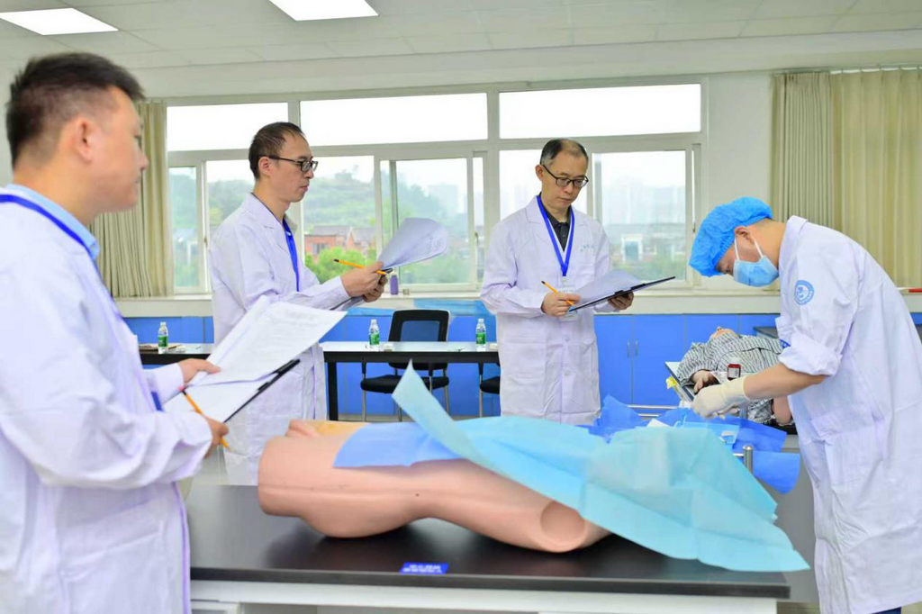 大比武现场。 市卫生健康委供图