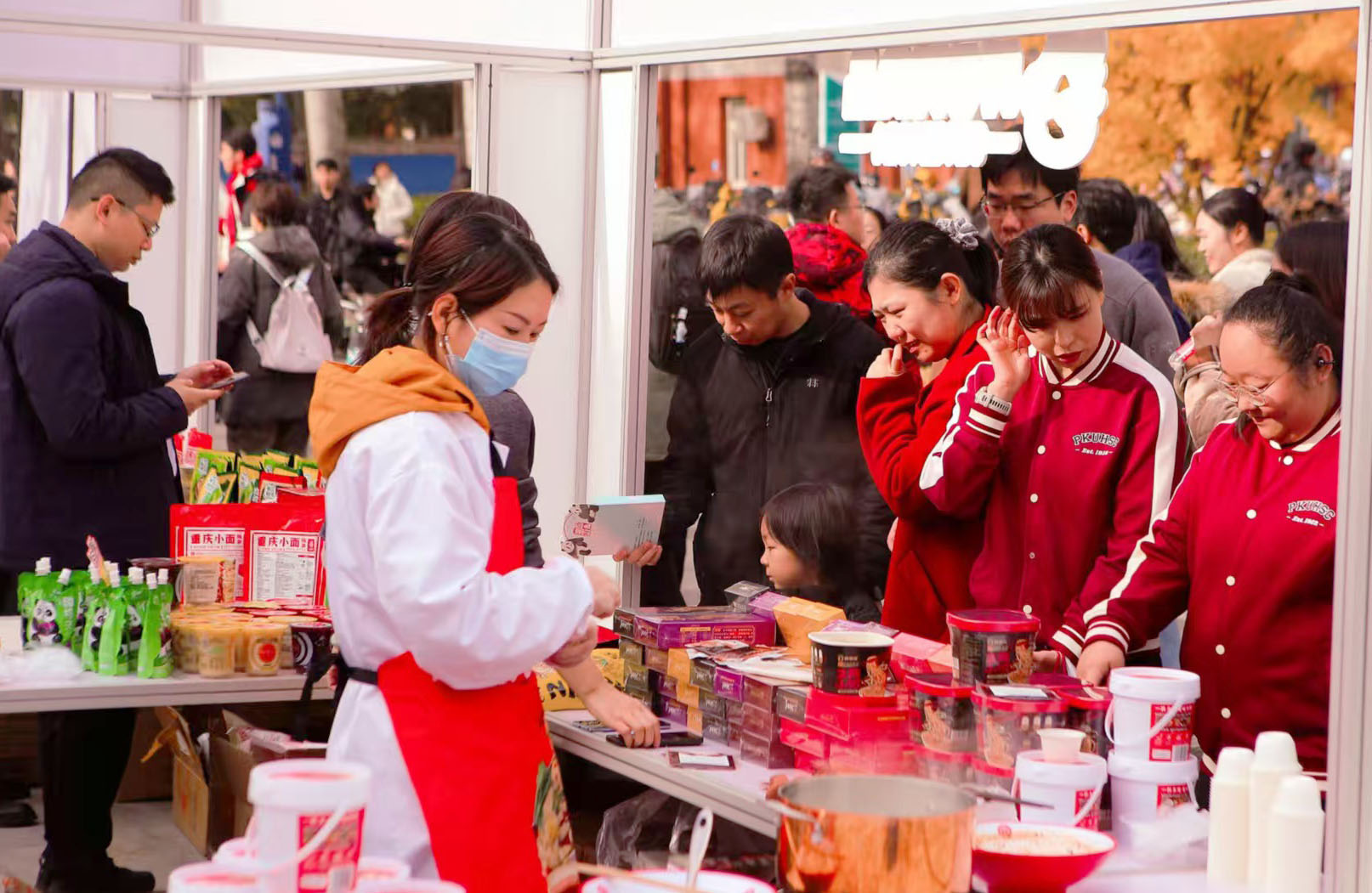 活动现场。受访者供图