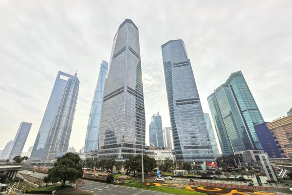 这是上海浦东陆家嘴金融城街景。新华社记者桑彤 摄 