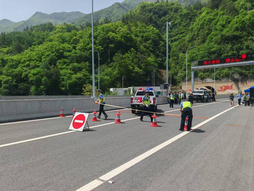 演练现场。受访者供图